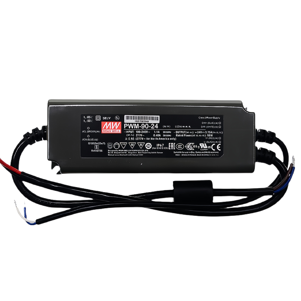 三合一調(diào)光功能IP67防護(hù)Class II設(shè)計明緯調(diào)光電源