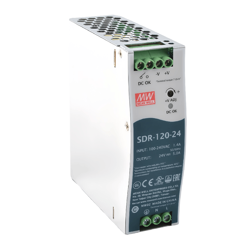 SDR-120-24  120w導(dǎo)軌電源