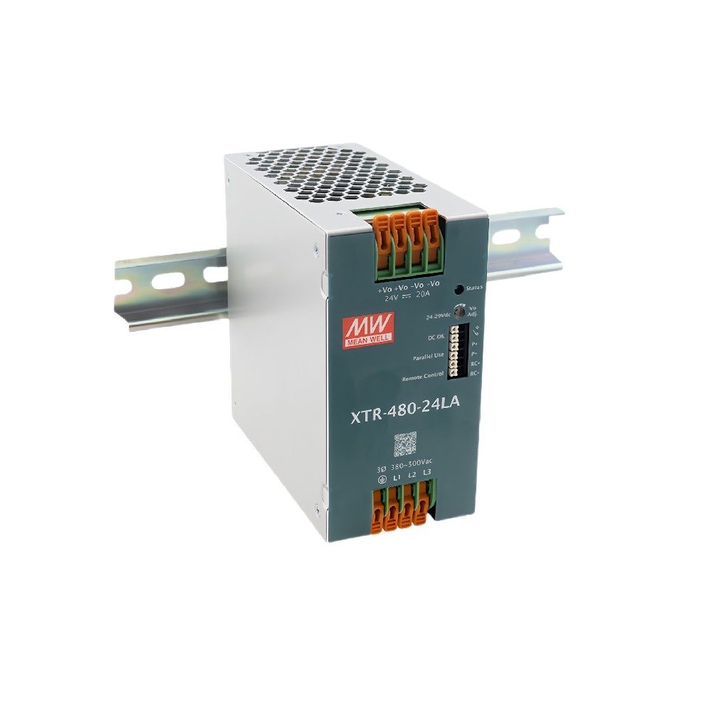 XTR-480-24  三相輸入超薄工業(yè)級導軌電源供應器