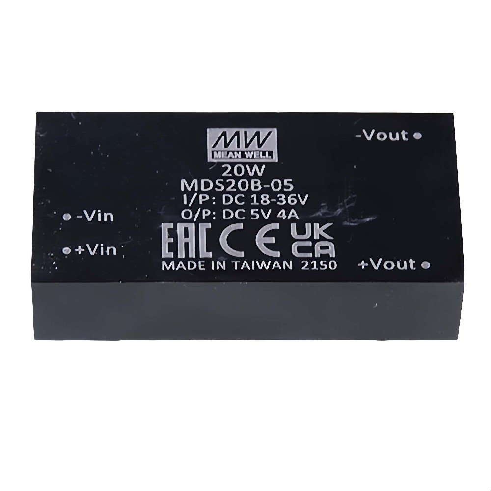 MDS20  明緯 20W醫(yī)療級隔離穩(wěn)壓 DC-DC 轉(zhuǎn)換器